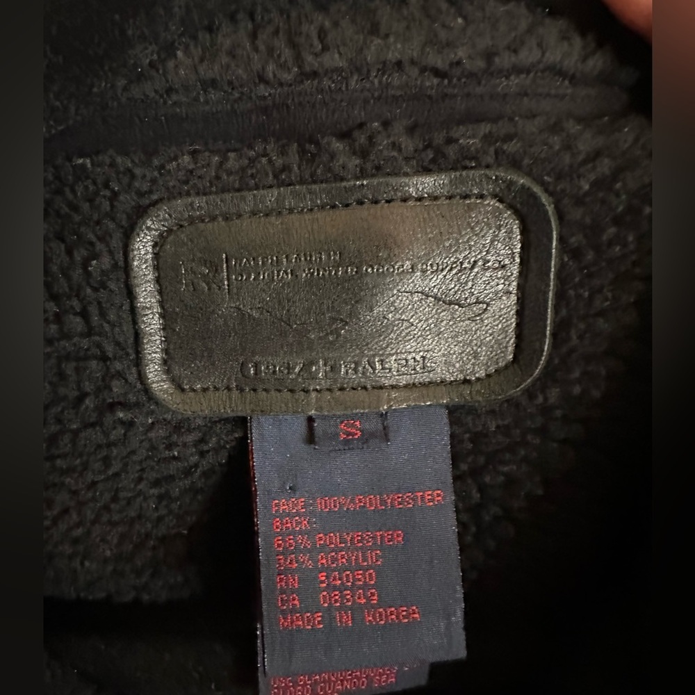 RALPH LAUREN Faux Suede sherpa lined winter coat - Picture 6 of 9